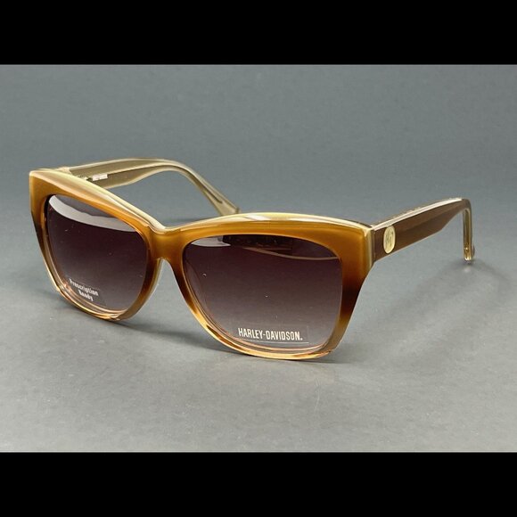 Harley Davidson HDK838 AMB-34 Amber 58 mm Cat Eye Plastic Women\'s Sunglasses main image 4